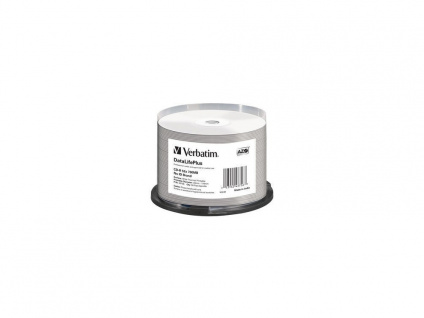   CD-R Verbatim 700Mb 52x DL + White Wide Thermal Printable 50 43756  --
