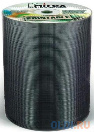   CD-R Mirex 700 Mb, 48, Shrink (100), Ink Printable (100/500)  