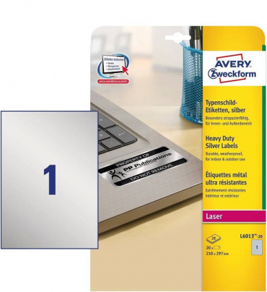   Avery Zweckform L6013-20 A4 210x297 1  /198/2/20./ .     