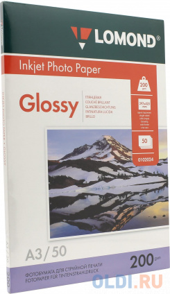   Lomond A3 200/. Glossy 0102024 50  --