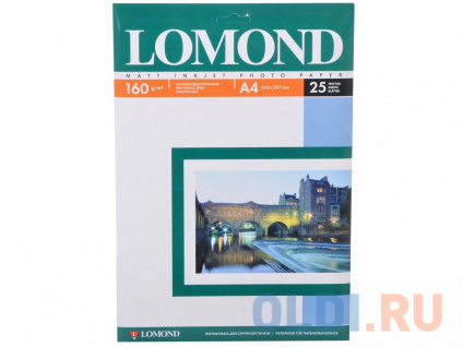   Lomond A4 160/. Matte Paper [0102031] 25  