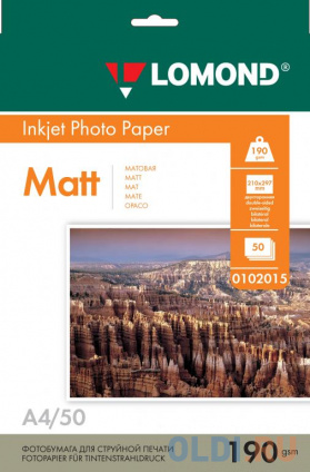   Lomond A4 190/. Matt Photo Quality DS [0102015] 50  