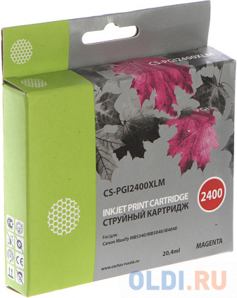   Cactus CS-PGI2400XLM  Canon MAXIFY iB4040/5040/5340   --