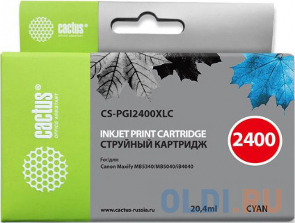   Cactus CS-PGI2400XLC  Canon MAXIFY iB4040/5040/5340   --