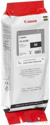   Canon PFI-207 BK  iPF 680/685/780/785  8789B001  -