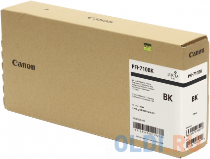   Canon PFI-710 BK  Canon iPF TX-2000/iPF TX-3000/iPF TX-4000/iPF TX-3000 MFP T36/iPF TX-3000 MFP T36-AiO/iPF TX-4000 MFP T36/iPF TX-4000 MFP T36-AiO  2354C001  
