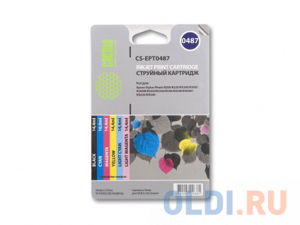   Cactus CS-EPT0487  Epson Stylus Photo R200/ R220 6  --