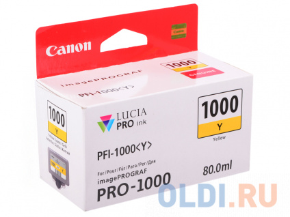   Canon PFI-1000 Y  IJ SFP PRO-1000 WFG  0549C001  