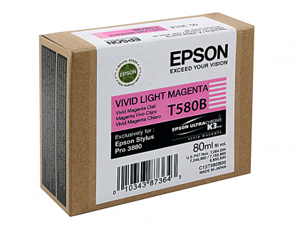   Epson C13T580B00  Epson Stylus Pro 3880 Vivid Light Magenta  -