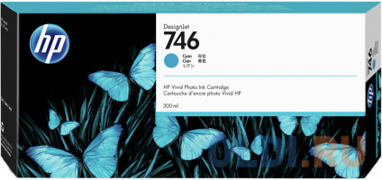  HP 746 300-ml Cyan Ink Cartridge  --