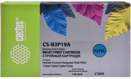    Cactus 727 CS-B3P19A  (130)  HP DJ T920/T1500  