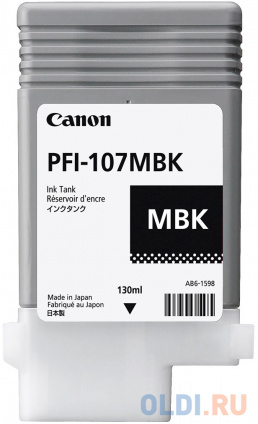   Cactus CS-PFI107MBK  Canon IP iPF670/iPF680/iPF685/iPF770/iPF780/iPF785     