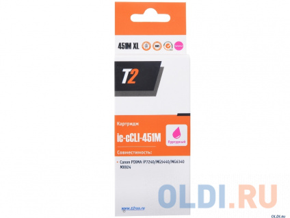   T2 IC-CCLI-451M XL  Canon PIXMA iP7240/MG5440/6340/MX924   -