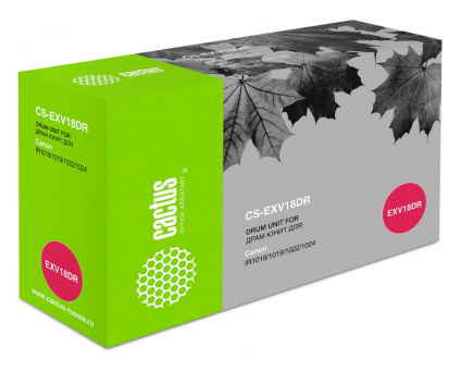    Cactus CS-EXV18DR /:26900.  IR 1022A/1022F/1024A/1024F/1024IF/1018/1018J/1020/1019J/1023/1025 Canon  