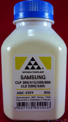   SAMSUNG CLP 300/315/320/325/360/415/500/510/600/610/660/CLX3300/3305 Yellow (. 45) AQC- .  