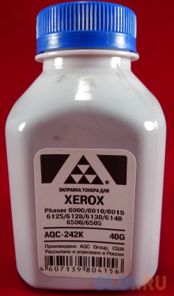   XEROX Phaser 6000/6010/6015/6125/6128/6130/6140/6500/6505 Black (. 40) AQC- .  