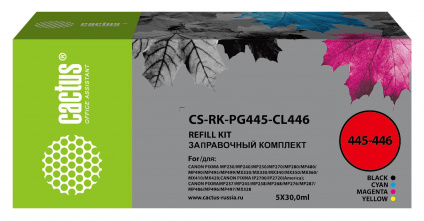    Cactus CS-RK-PG445-CL446 ///  5x30  Canon Pixma MG2440/MG2540/   