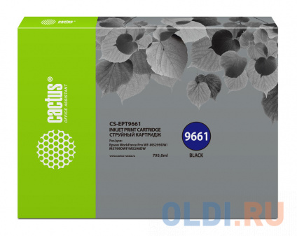   Cactus CS-EPT9661 T9661  (795)  Epson WorkForce Pro WF-M5299DW/M5799DWF  