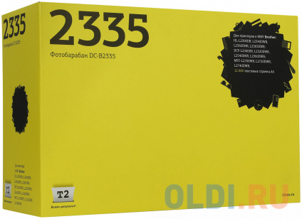   T2 DR-2335  Brother HL-L2300/2340/DCP-L2500/2520/MFC-L2700/2720 12000  --
