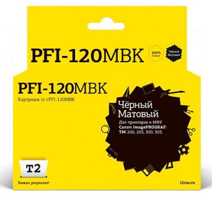  IC-CPFI-120MBK  T2  Canon imagePROGRAF TM-200/205/300/305,  ,    --