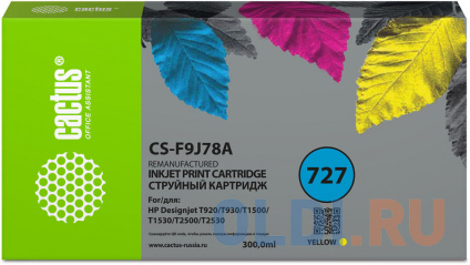    Cactus CS-F9J78A 727  (300)  HP DJ T920/T930/T1500/T1530/T2500/T2530   