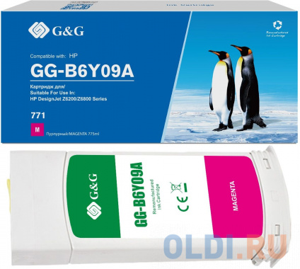    G&G GG-B6Y09A 771C   HP DesignJet Z6200   