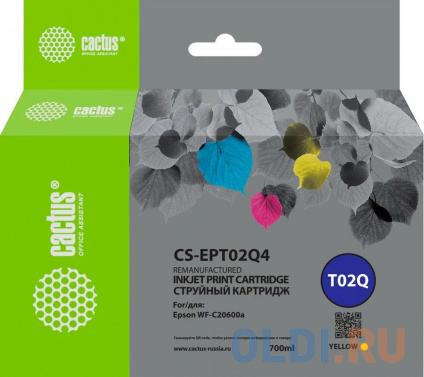    Cactus CS-EPT02Q4 T02Q  (660)  Epson WorkForce Enterprise WF-C20600D4TW  
