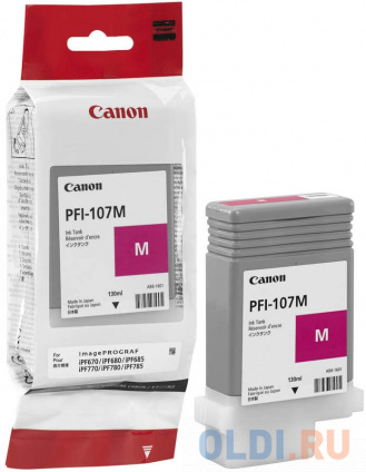   Canon PFI-107 M  iPF680/685/780/785 130  6707B001  