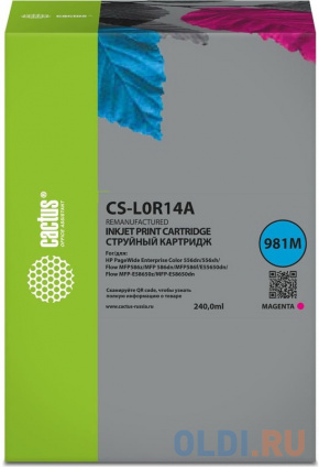   Cactus CS-L0R14A  HP PageWide Enterprise Color 556dn/556xh/Flow MFP586z 0   -