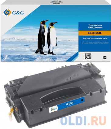    G&G GG-Q7553A  (3000.)  HP LJ P2010/P2014/P2015/M2727nf MFP/M2727nfs MFP, LBP-3310/3370 Canon  --