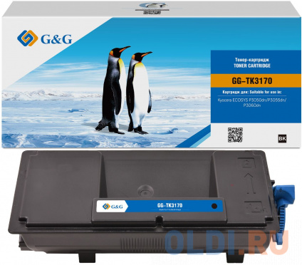    G&G GG-TK3170  (15500.)  Kyocera ECOSYS P3050dn/P3055dn/P3060dn  --