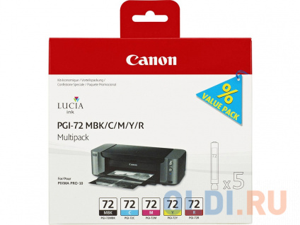   Canon PGI-72MBK/C/M/Y/R  PRO-10   --