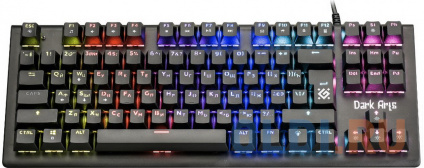   Defender Dark Arts GK-375 RU Black USB  -