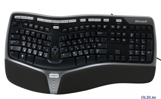 Клавиатура microsoft ergonomic for business black обзор