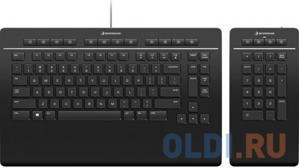   3Dconnexion Keyboard Pro with Numpad Black   -