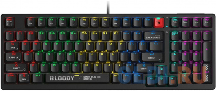   A4Tech Bloody S98   USB for gamer LED (S98 BLACK)   