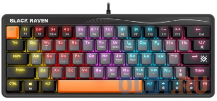    DEFENDER BLACK RAVEN - (USB, OUTEMU RED,  , 63 ., GK-417)  