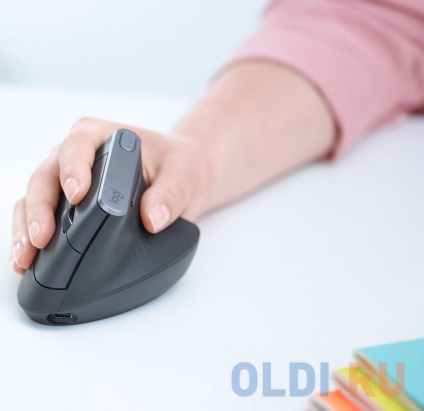   Logitech MX Vertical Wireless Graphite BT + USB  -