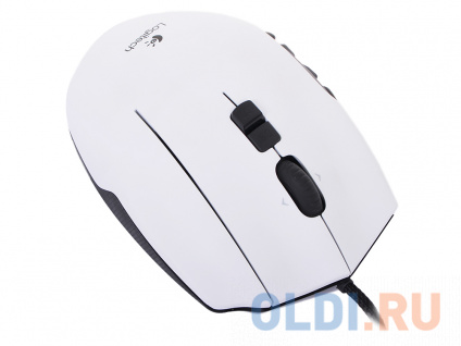   Logitech G600 Laser Gaming Mouse (910-002872) USB White  