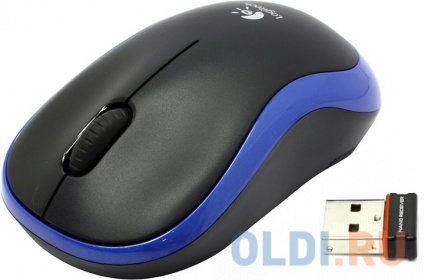    Logitech M185 Black/Blue USB(Radio)  -