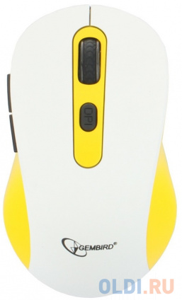  Gembird MUSW-221-Y { ., /, 5.+-, 800/1200/1600DPI, 2.4,   }  -