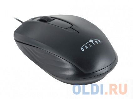   Oklick 195M black optical (800dpi) USB (2but)  