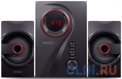  Ginzzu GM-406 2.1  Bluetooth,   20 + 210,  USB-flash, SD-card, FM-,   - 21 ,   (2RCA),  (  