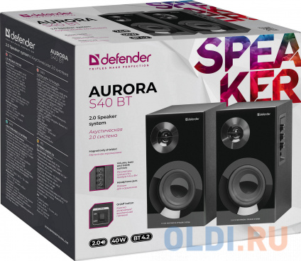   Defender Aurora S40 BT 2.0 Black   