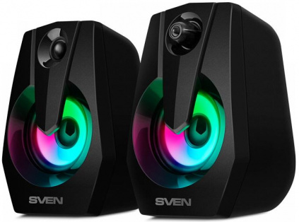   Sven 370 2.0  (2x2W, USB, RGB )  