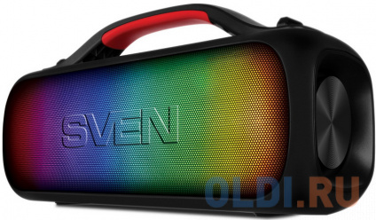    SVEN PS-360 2.0  (2x12W, IPx5, RGB , USB, SB Type-C, Bluetooth, FM-, jack in, 3000 A)   
