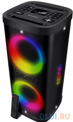  SVEN PS-950,  (160 , TWS, Waterproof(IPx4), Bluetooth, FM, USB, microSD, LED-,8800*)  