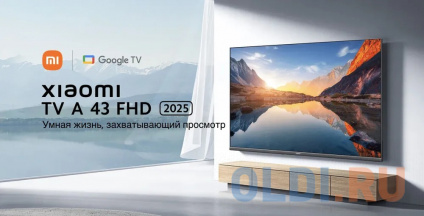  43&quot; Xiaomi TV A43 4K 2025 RU (4K UHD 3840x2160, Smart TV)   