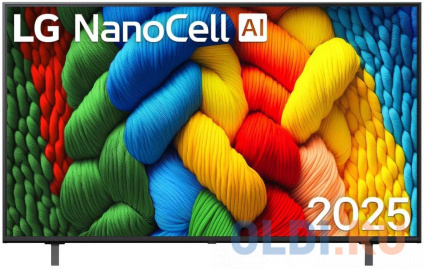   LED LG 43&quot; 43NANO81A6A.ARUG  4K Ultra HD 60Hz DVB-T DVB-T2 DVB-C DVB-S DVB-S2 USB WiFi Smart TV  --