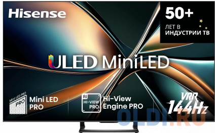   QLED Hisense 55&quot; 55U7Q - 4K Ultra HD 120Hz MEMC DVB-T DVB-T2 DVB-C DVB-S DVB-S2 USB WiFi Smart TV  